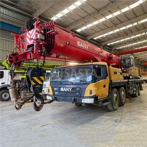 Grue mobile sur camion SANY d'occasion, 55 tonnes, 6 sections, bras droits, moteur WEICHAI STC550T6, année 2019, à vendre - Product Image 2