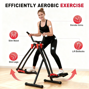 글라이더 스윙 엑서사이즈 접이식 쉬운 360 홈 타원형 에어 워커 판매 피트니스 운동 타원형 에어 워커 - Product Image 2