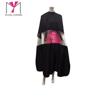 Tablier de coiffure personnalisé en polyester imperméable pour salon de coiffure et barbier