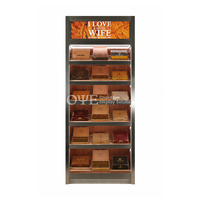 Vitrine à cigares haut de gamme en bois de cèdre espagnol pour boutique de cigares, salle à cigares, humidor