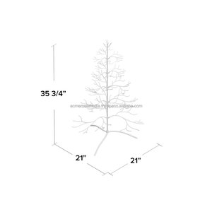 5-Tier Metal Ornament <b>Stand</b> in Gold-Plated Finished with Elegant Design Perfect for Hanging Ornaments and Festive Home Decor - Product Image 4