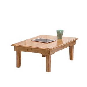Minimalist <b>Bamboo</b> Folding Coffee <b>Table</b> 60x40x27 Cm For Home Use Tatami Style - Product Image 5