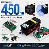 Module laser bleu horizontal ZhonNa 360 degrés 450 nm, système portable, niveau laser, instrument d'analyse et de détection, pièces et accessoires