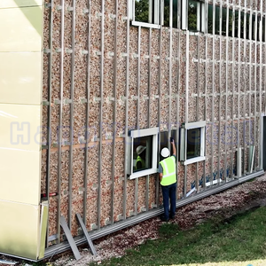 Accessoires de panneau de ciment de fibre de haute qualité Murs rideaux extérieurs Rail de profil en L en aluminium - Product Image 6