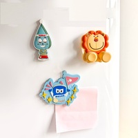 Autocollant de réfrigérateur personnalisé DIY, produits créatifs de dessin animé, support de téléphone portable en PVC tendance