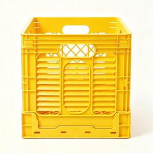 JOIN Ahorro de espacio Almacenamiento plegable amarillo Tamaño de <span class=keywords><strong>cubo</strong></span> de 359mm Apilable para almacén - Product Image 5