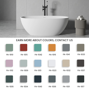 Ванна классическая отдельностоящая для постоянных клиентов, большая круглая ванна с индивидуальными размерами и цветом, ванна из искусственного камня - Product Image 4