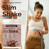 Emballage personnalisé Poudre de Protéine Végétalienne gestion du poids Poudre de Shake Slim Chocolat