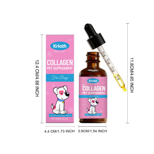 Gouttes de collagène pour chiens avec acide hyaluronique et biotine 60 ml – Soin quotidien pour le confort articulaire – Complément pour toutes les saisons – Nouvel An - Product Image 6