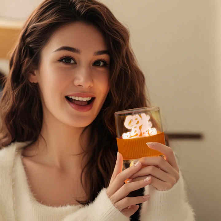 Custom 3D Acrylic LED Night Light 7Color Touch Table Lamp, Optical