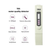 TDS Tester 2 in 1 TDS Meter Water Tester Pen LCD Digital Temp PPM Meter Tester Filter Stick for Water Purity