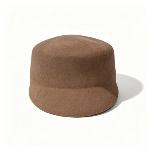 Sombrero de Pescador Plano de Fieltro de Lana de Lujo Estilo Francés Otoño Invierno 2026 para Mujer - Product Image 3