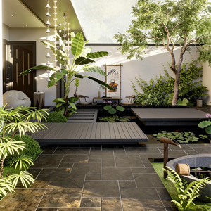 Modelo 12F02, Baldosa Antideslizante para Interiores, Baldosa de Porcelana para Exteriores, Jardín, <span class=keywords><strong>Terraza</strong></span>, Balcón, Resistente al Deslizamiento - Product Image 3