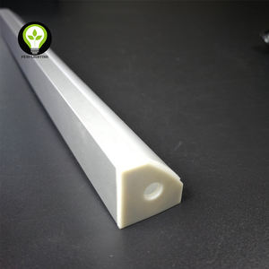 Anodizzato nero <span class=keywords><strong>V</strong></span> forma di canale in alluminio per flessibile luce di striscia del led profilo in alluminio angolo - Product Image 2