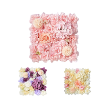 Mur artificiel fleur toile de fond 3D soie Rose panneau floral pour Photo fond maison fête mariage toile de fond décoration
