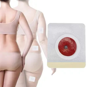 FATAZEN Private label personalizado por atacado peso perda cintura fina umbigo adesivo abdominal queima desintoxicação botão emagrecimento pad