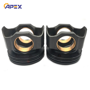 Piston en acier APEX de qualité fiable 319-6715 319-6716 368-7818 145 mm pour moteur d'excavatrice C18, chargeuse sur pneus E390D, C18 C27 C32 - Product Image 1