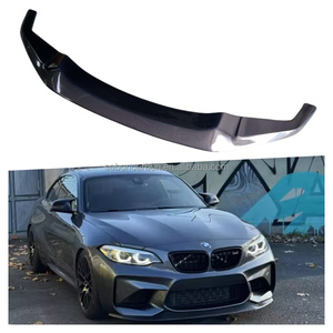 Splitter Spoiler Labbro Paraurti Anteriore Stile GTS-MC in Fibra di Carbonio per <span class=keywords><strong>BMW</strong></span> M2 F87 <span class=keywords><strong>N55</strong></span> 16-18 - Product Image 1