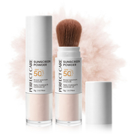 Poudre fixante minérale solaire waterproof à marque privée SPF 50 PA+ Contrôle du sébum Longue tenue Fini mat Légère