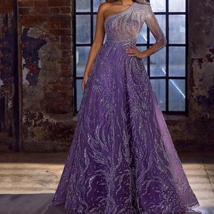 <span class=keywords><strong>Vestido</strong></span> de Fiesta Elegante para Mujer, Estilo Europeo Americano 2025, Corte Entallado, <span class=keywords><strong>Largo</strong></span>, <span class=keywords><strong>con</strong></span> Abertura Lateral, Lentejuelas, Manga Abierta, Nuevo Estilo Primavera-Verano - Product Image 3