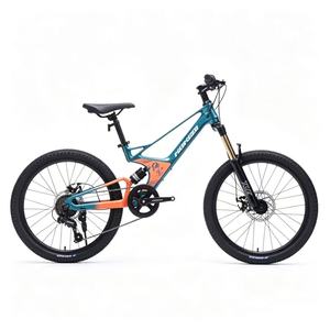 Bicicleta de Montaña de Suspensión Completa para Niños de 20 Pulgadas, Cuadro de Aleación de Magnesio, Frenos de Disco Dobles, <span class=keywords><strong>Shimano</strong></span> 7 Velocidades, para Niños, Niñas y Adolescentes - Product Image 1