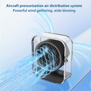 Nuevo Ventilador de Escritorio 2026, Ventilador USB Recargable con Pantalla Digital, Ventilador Portátil, Venta al Por Mayor del Fabricante, Ventilador para Exteriores - Product Image 3