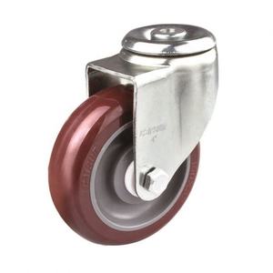 Venta Directa de Fábrica, Ruedas de Poliuretano Silenciosas de 5 Pulgadas con Rodamientos de Bolas, Superficie Galvanizada, Marca CARSUN, 1 Año de Garantía - Product Image 6