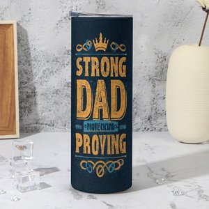 Vaso Térmico de Acero Inoxidable Strong Dad Proving de 20oz con Aislamiento al Vacío y Diseño Personalizado - Product Image 4