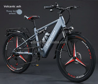 Bicicleta Eléctrica de Montaña para Jóvenes Urbanos, Motor sin Escobillas en la Rueda Trasera de 350W, Batería de Litio de 11ah, Batería Oculta, Frenos de Disco Dobles