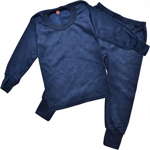 Conjunto Deportivo Infantil de Algodón a Rayas, Cuello Redondo, Manga Larga, Estilo Casual para Primavera, Corte Regular, Ligero y Transpirable - Product Image 1