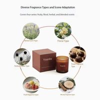 Bougie parfumée personnalisée - Parfum créatif et durable pour les cadeaux de mariage, les festivals, la décoration de la maison, pots en verre colorés