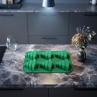 Moule en silicone pour gelée en forme de mini sapin de Noël à 6 cavités