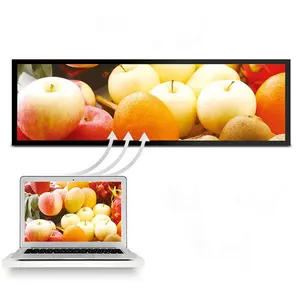 Căng kỹ thuật số biển Màn hình media player Stretch Bar LCD hiển thị