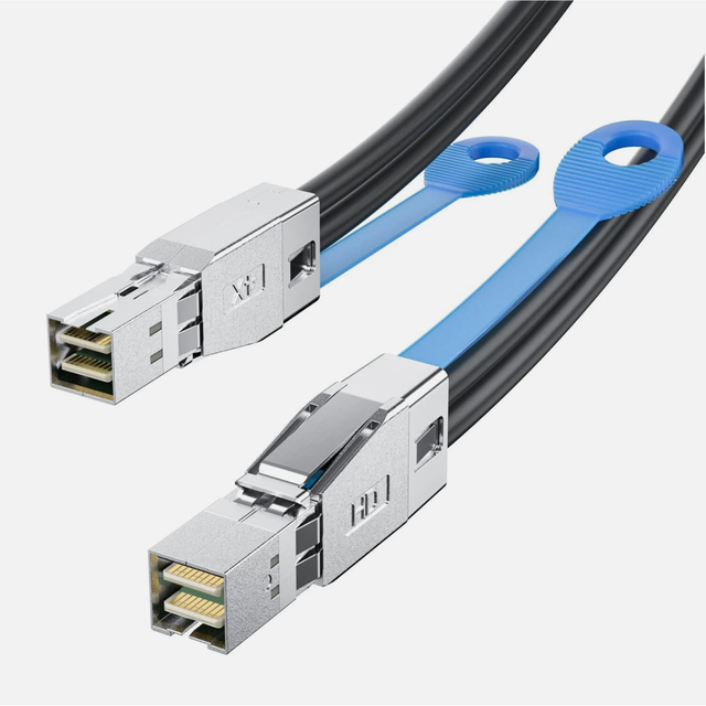 External Mini SAS Cable SFF-8644 to SFF-8644 12Gbps External HD SAS Cable 30AWG 1M Factory Wholesale New
