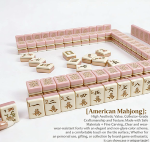 Hot Selling American-style Cristal Acrylic <b>Mahjong</b> <b>Set</b> Portable Professional Casino Quality Home Use Gift Storage Bag Family - Product Image 4