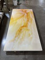 Plaque acrylique à motif marbre, panneau acrylique PMMA à grain marbré pour décoration murale, meubles, taille personnalisée