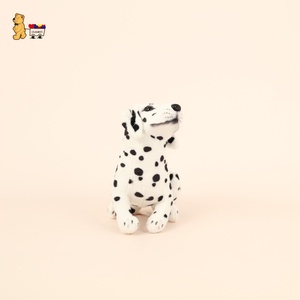 Dalmatiner Hund Simulation Welpen Spielzeug Plüsch Benutzer definierte Tier Plüsch Spielzeug Baumwolle Sherpa Wolle Nylon Gummi Kunststoff Pelz Silikon Stoff