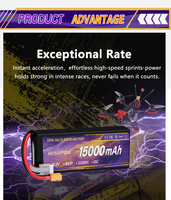Batterie Lipo RC professionnelle Hosopow Factory OEM ODM 4200mAh 100C 3S 11.1V avec connecteur XT60 XT90 pour drone