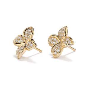 Fine Lab Grown Diamond Stud <b>Earrings</b> for Women Round Brilliant Cut 925 Sterling <b>Silver</b> Luxury Fashion Jewelry Gift - Product Image 1