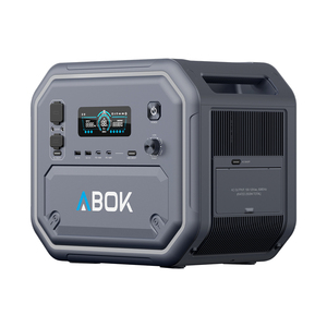 Batería Solar de Respaldo ABOK para Camping, Batería de Litio, Inversores de Corriente CC de 2500W, Generador de Energía Solar - Product Image 1