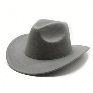 High Quality Wide Brim Leisure Shade Cowboy <b>Hat</b> Men Western Cowboy <b>Hats</b> - Product Image 5