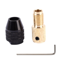 Micro moteur perceuse auto-serrante mandrin à trois mâchoires 2.0-5.0mm arbre ouverture Distribution Machine meulage accessoires mandrin