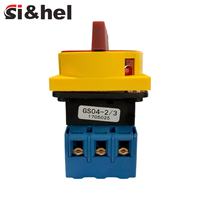 Interrupteur rotatif de coupure de charge 40A Si&hel, isolateur de charge IEC, interrupteur d'isolement de charge, sécurité électrique, montage sur panneau, PADLOCK