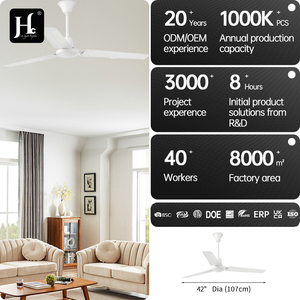 Distributeur en gros de ventilateurs - Ventilateur de plafond mécanique pliable blanc de 56 pouces, mini, pour extérieur, modèle 2019, fabriqué en Chine, 75 AC - Product Image 4