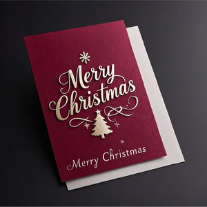 Groothandel en maatwerk van hoogwaardige DIY-wenskaarten voor verjaardagen, Kerstmis en Nieuwjaar - Product Image 6