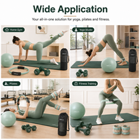 Kit d'accessoires de yoga et fitness en gros pour la maison : tapis de yoga, bande de résistance, ballon de yoga, poids de cheville pour marques