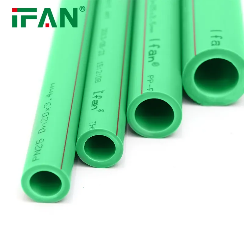 Tubo de água PPR verde 20-160MM PN20 PPR para venda quente IFAN