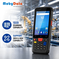 Mobydata SA88 4G PDA portable avec lecteur de codes-barres, Android 14, robuste, IP65, ordinateur mobile pour entrepôt et commerce de détail