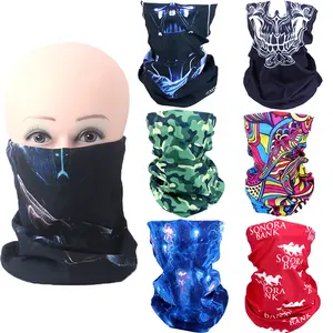 Nhà Sản Xuất Biểu Tượng Tùy Chỉnh Cổ Gaiter Ống Mặt Liền Mạch Bandana Khăn Mũ Nón Cho Thể Thao