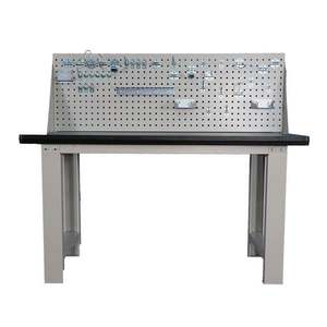 Fabricación de metal personalizada Banco DE TRABAJO multiusos Organizador de herramientas de taller Mesa de trabajo de acero de metal resistente - Product Image 4